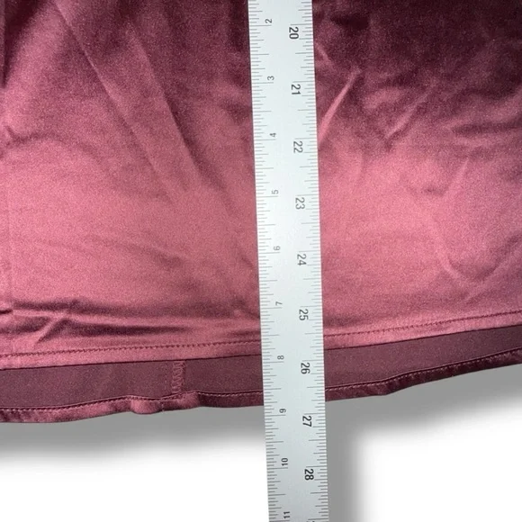 LANE BRYANT Satin Cami - Burgundy Plus 16 - Picture 10 of 13